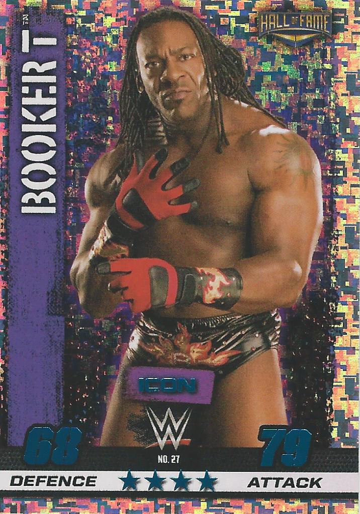 WWE Slam Attax 10th Edition Trading Card 2017 Hall of Fame Booker T No.27