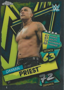 WWE Topps Slam Attax 2021 Chrome Trading Cards Damian Priest No.27