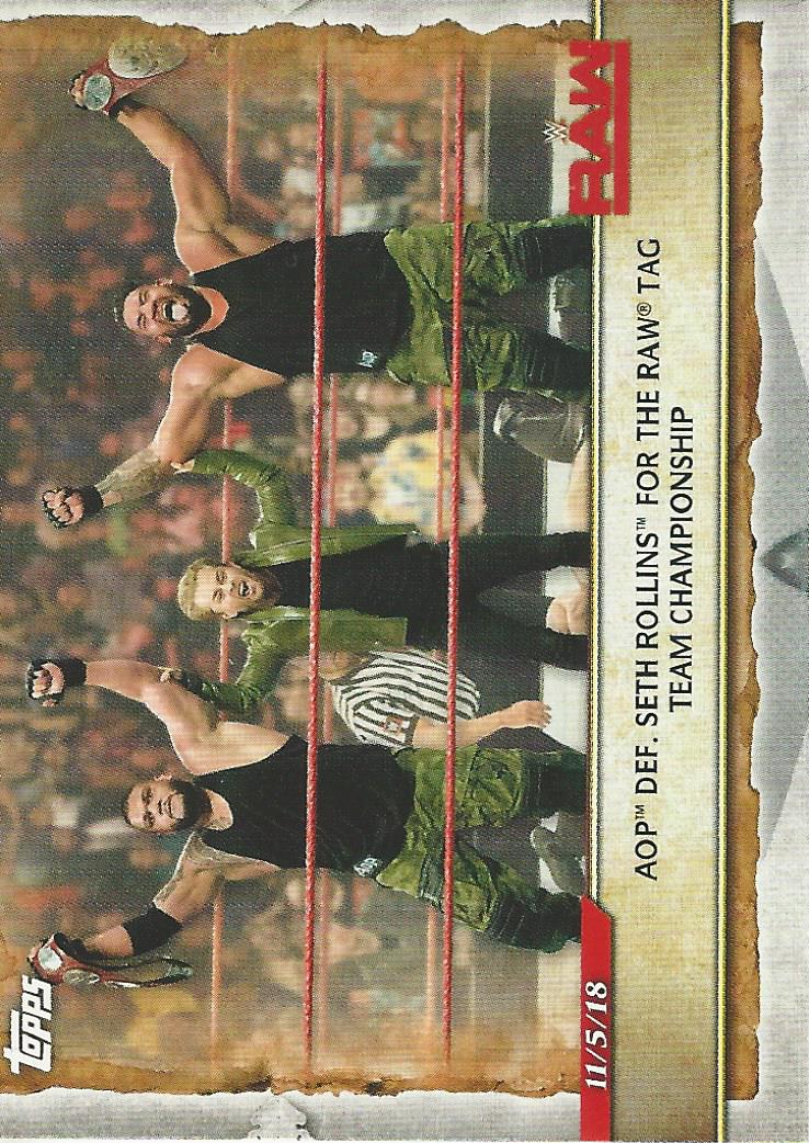 WWE Topps Road to Wrestlemania 2020 Trading Cards AOP No.27