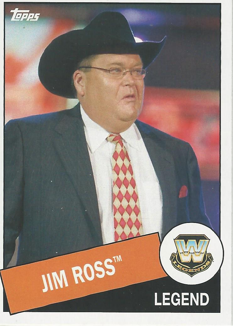 WWE Topps Heritage 2015 Trading Card Jim Ross No.27
