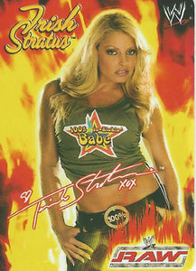 WWE Smackdown Tesla 2004 Trading Cards Trish Stratus No.27