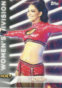 WWE Topps Women Division 2021 Trading Card Aliyah RC-27