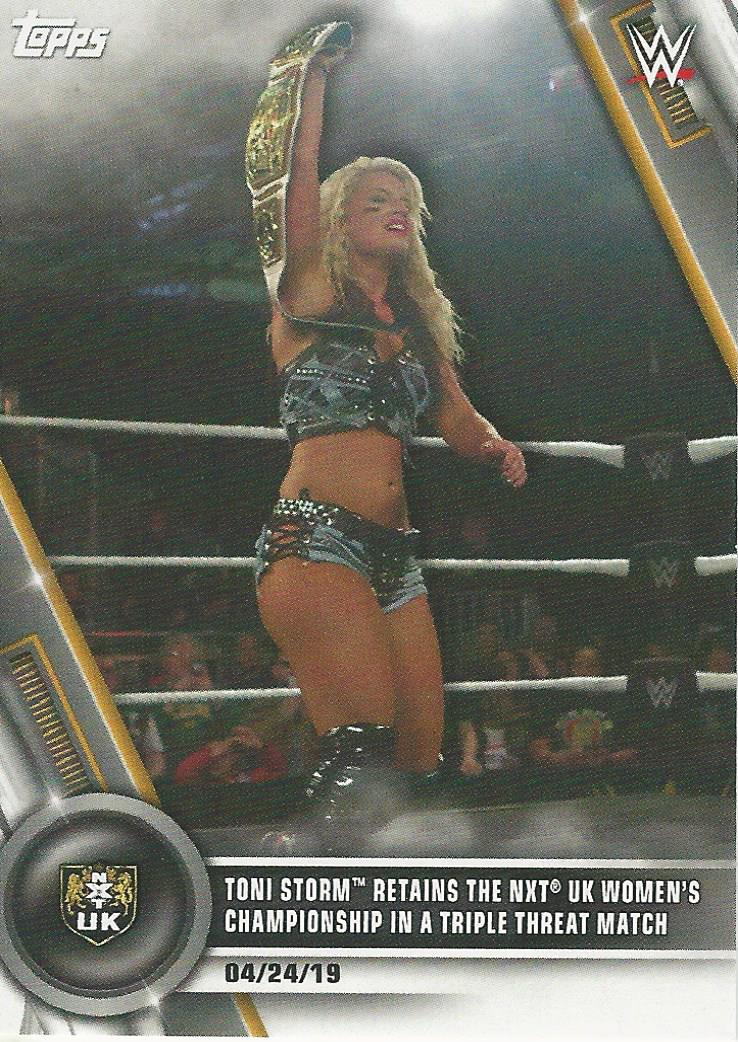 WWE Topps Women Division 2020 Trading Cards Toni Storm No.27