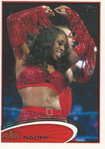 WWE Topps 2012 Trading Card Naomi No.27