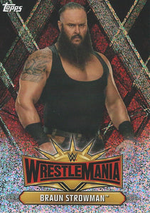 WWE Topps Champions 2019 Trading Cards Braun Strowman WM-27