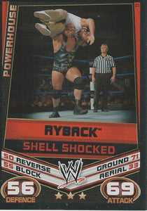 WWE Topps Slam Attax Rebellion 2012 Trading Card Ryback No.27