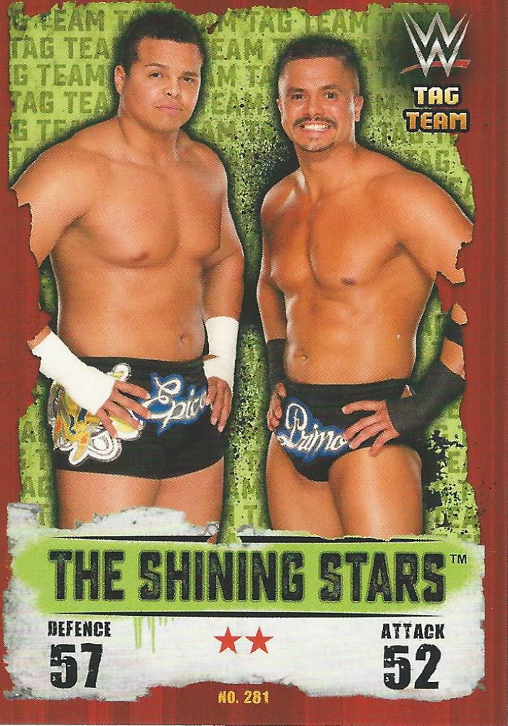 WWE Topps Slam Attax Takeover 2016 Trading Card The Shining Stars No.281