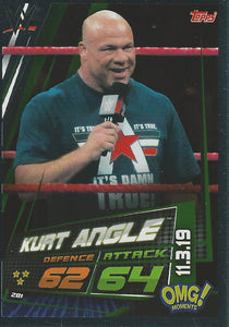 WWE Topps Slam Attax Universe 2019 Trading Card Kurt Angle No.281