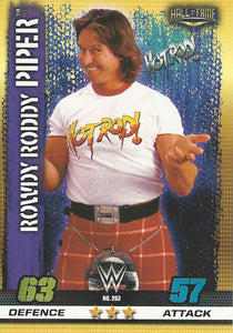 WWE Topps Slam Attax 10th Edition Trading Card 2017 Rowdy Roddy Piper No.282