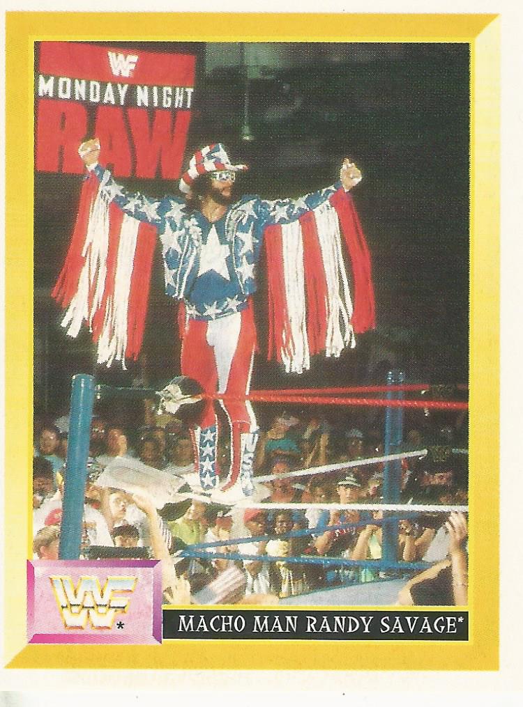 WWF Merlin Sticker Collection 1994 Macho Man Randy Savage No.114