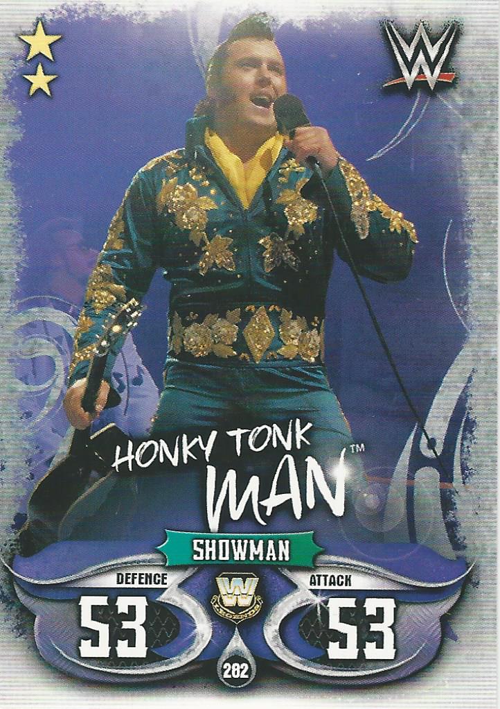 WWE Topps Slam Attax Live 2018 Trading Card Honky Tonk Man No.282