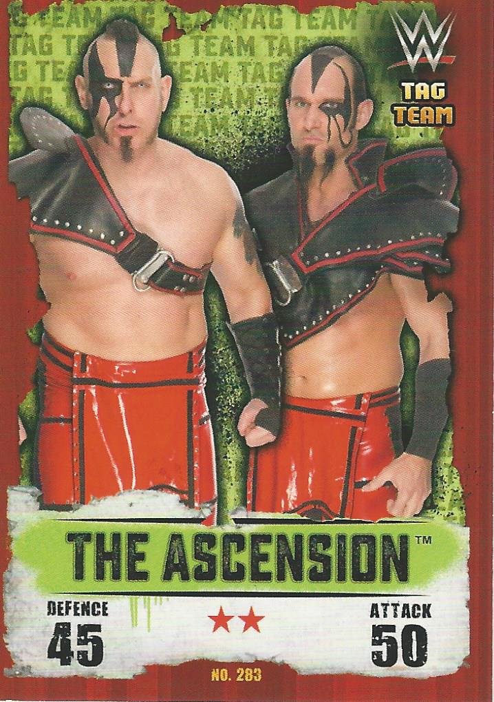 WWWE Topps Slam Attax Takeover 2016 Trading Card The Ascension No.283