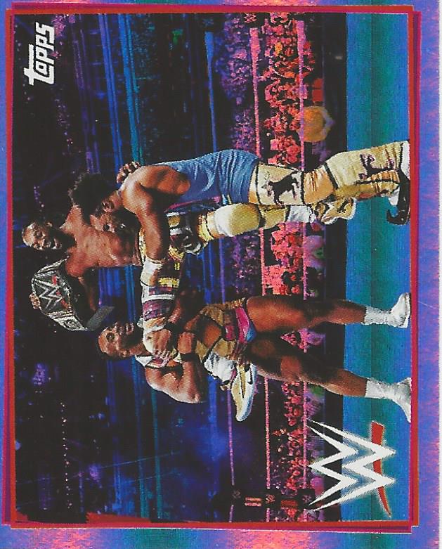 WWE Topps Road to Wrestlemania Stickers 2021 Kofi Kingston No.283