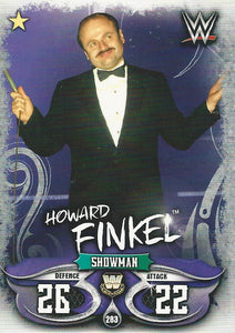 WWE Topps Slam Attax Live 2018 Trading Card Howard Finkel No.283