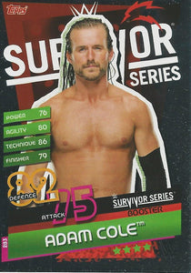 WWE Topps Slam Attax Reloaded 2020 Trading Card Adam Cole No.283