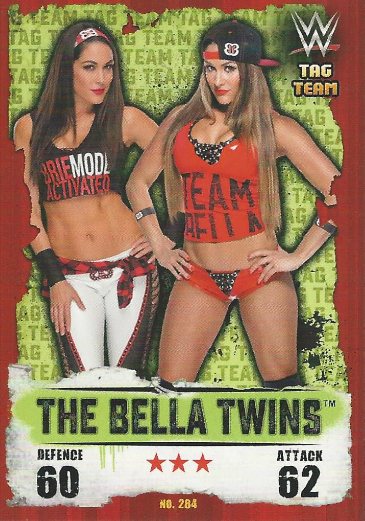 WWE Topps Slam Attax Takeover 2016 Trading Card Bella Twins No.284