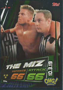 WWE Topps Slam Attax Universe 2019 Trading Card The Miz No.284