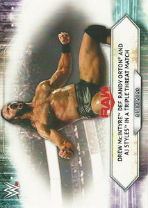 WWE Topps 2021 Trading Cards Drew McIntyre No.6