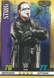 WWE Topps Slam Attax 10th Edition Trading Card 2017 Sting No.285