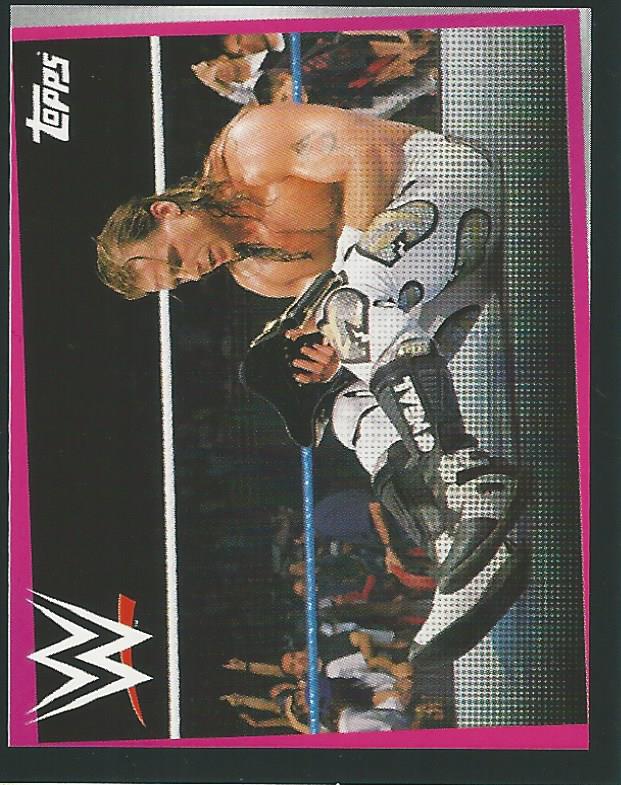 WWE Topps Road to Wrestlemania Stickers 2021 Shawn Michaels No.286
