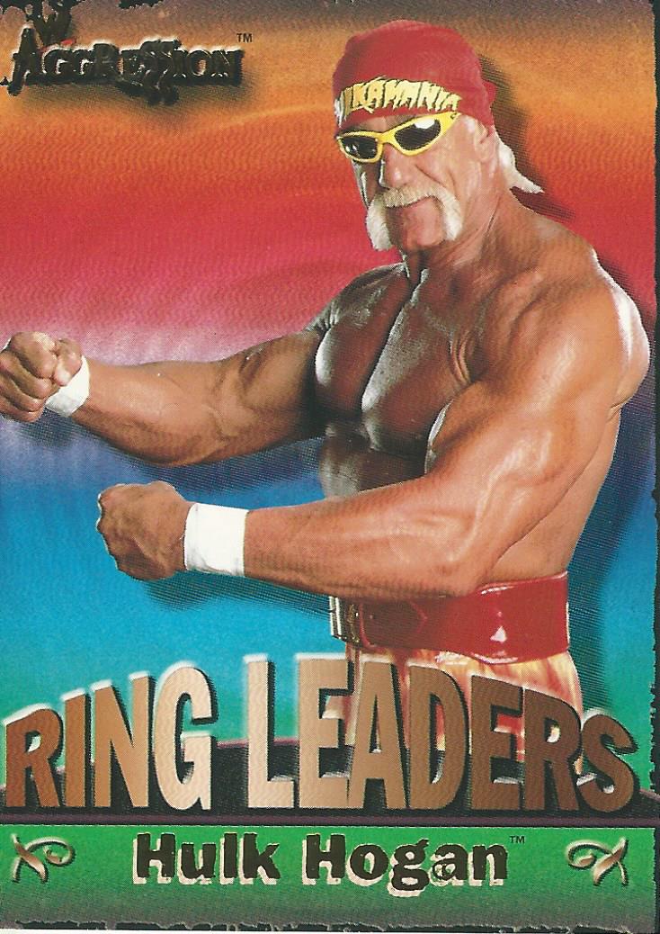 WWE Fleer Aggression Trading Cards 2003 Ring Leader Hulk Hogan 9 of 15