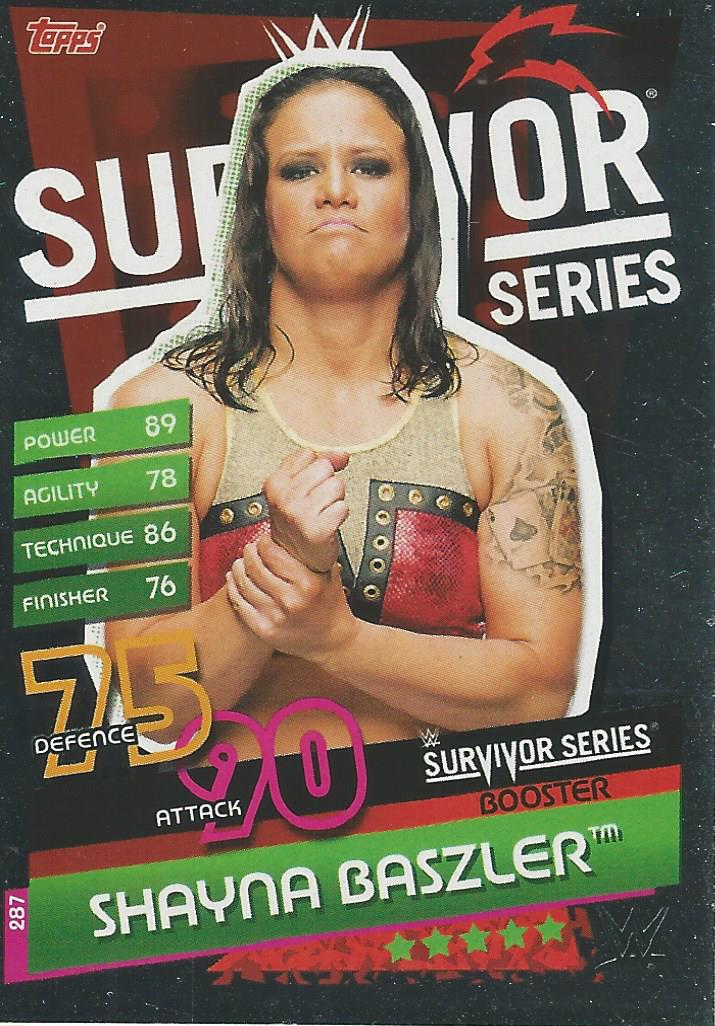 WWE Topps Slam Attax Reloaded 2020 Trading Card Shayna Baszler No.287