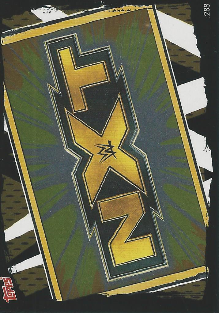 WWE Topps Slam Attax 2021 Trading Card NXT Logo No.288