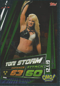 WWE Topps Slam Attax Universe 2019 Trading Card Toni Storm No.288