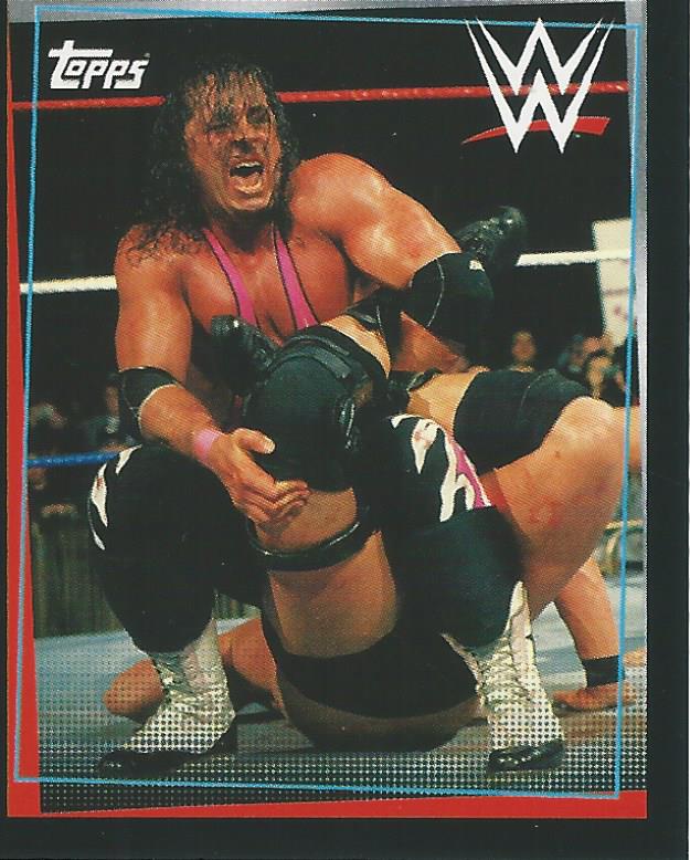 WWE Topps Road to Wrestlemania Stickers 2021 Bret Hitman Hart No.288