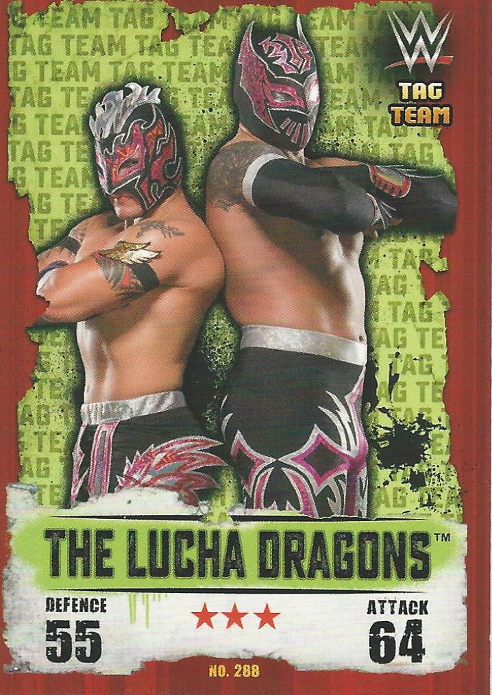 WWE Topps Slam Attax Takeover 2016 Trading Card Lucha Dragons No.288