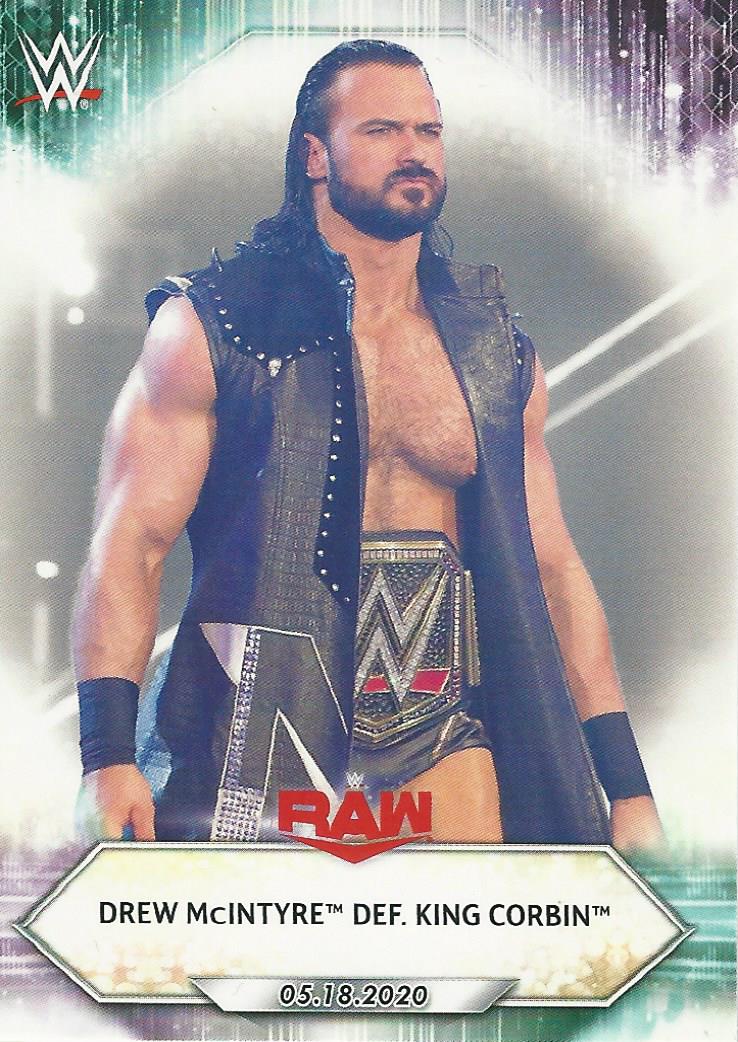 WWE Topps 2021 Trading Cards Drew McIntyre No.75
