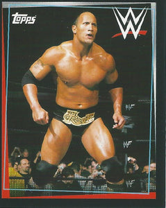 WWE Topps Road to Wrestlemania Stickers 2021 The Rock No.289