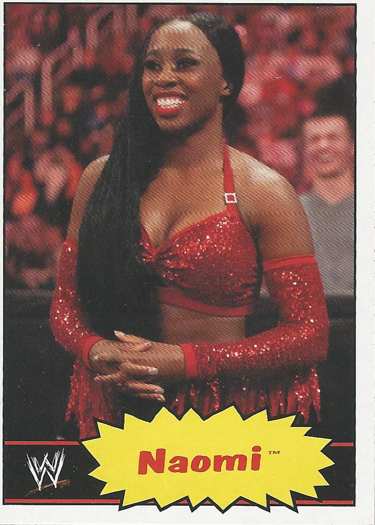 WWE Topps Heritage 2012 Trading Cards Naomi No.28