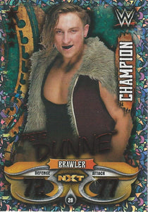 WWE Topps Slam Attax Live 2018 Trading Card Pete Dunne Champion NXT No.28