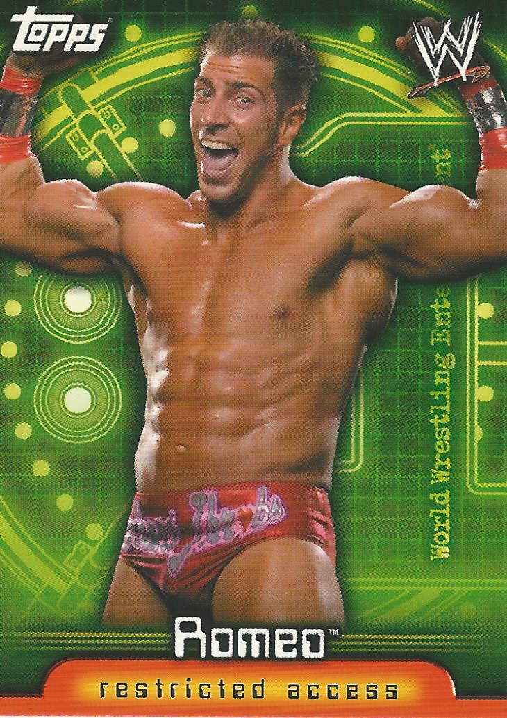 WWE Topps Insider 2006 Trading Card Romeo No.28