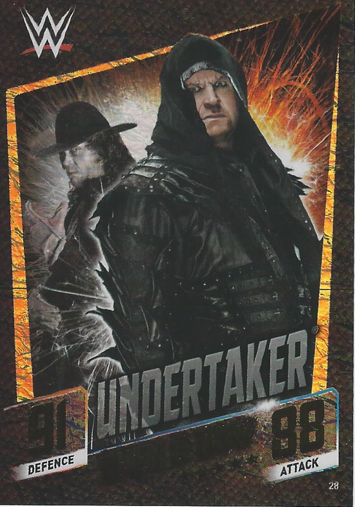 WWE Topps Slam Attax 2015 Then Now Forever Trading Card Undertaker No.28