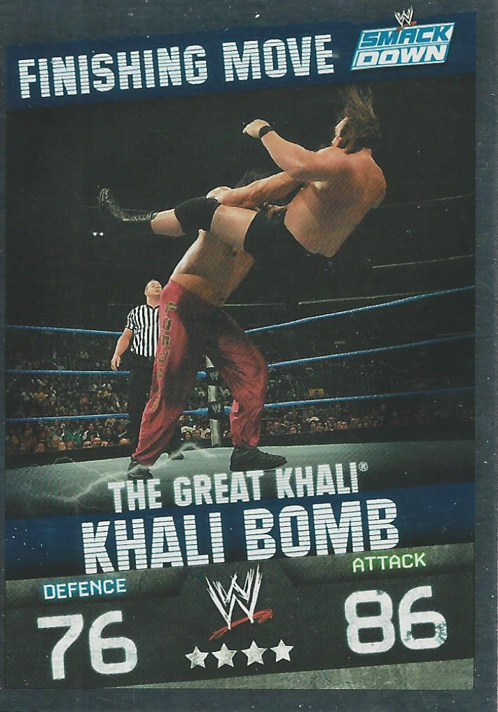 WWE Topps Slam Attax Evolution 2010 Trading Card The Great Khali No.28