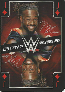 WWE 2019 Playing Cards Kofi Kingston