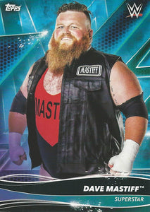 Topps WWE Superstars 2021 Trading Cards Dave Mastiff No.28