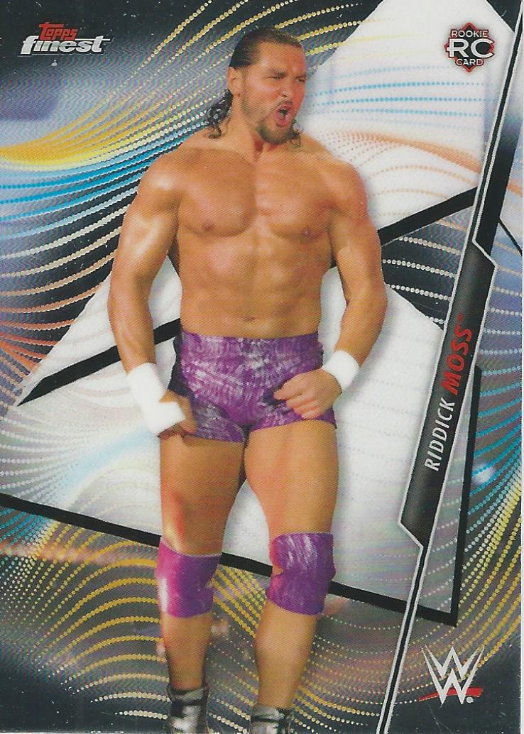 WWE Topps Finest 2020 Trading Card Riddick Moss No.28