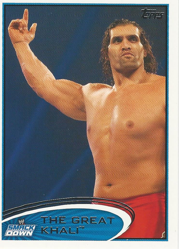 WWE Topps 2012 Trading Card The Great Khali No.28