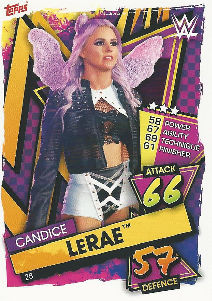 WWE Topps Slam Attax 2021 Trading Card Candice LeRae No.28