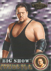 WWF Fleer Championship Clash 2001 Trading Card Big Show No.58