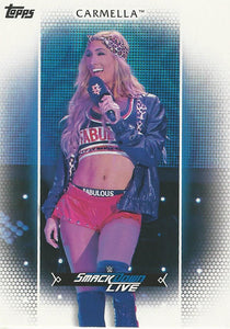 WWE Topps Women Division 2017 Trading Card Carmella R28