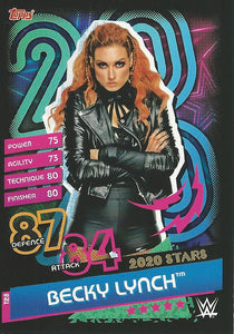 WWE Topps Slam Attax Reloaded 2020 Trading Card Becky Lynch T28