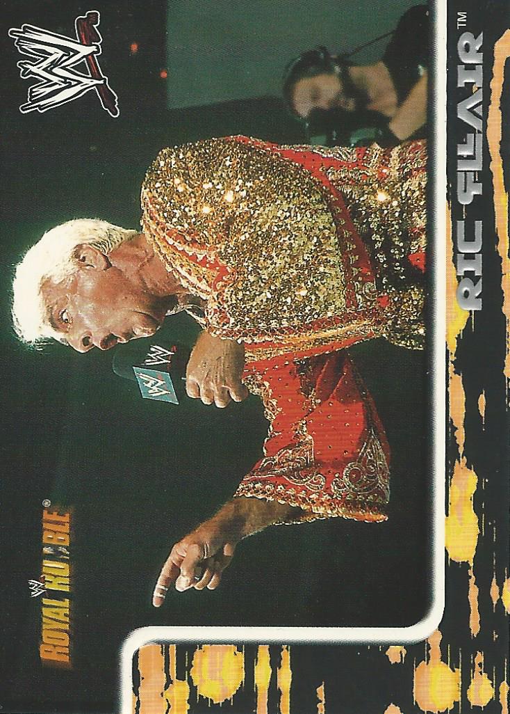 WWE Fleer Royal Rumble 2002 Trading Cards Ric Flair No.28