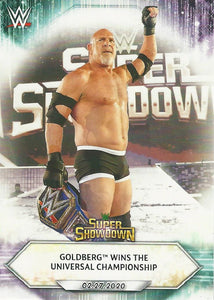 WWE Topps 2021 Trading Cards Goldberg No.28