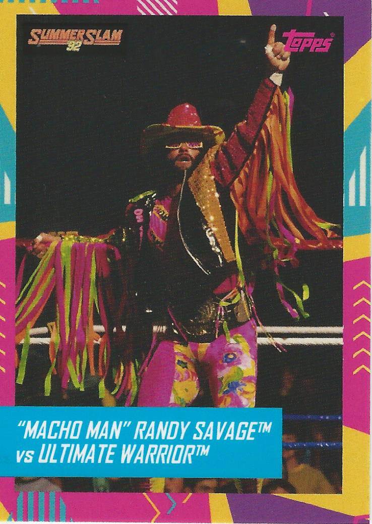 WWE Topps Best of British 2021 Trading Card Macho Man Randy Savage