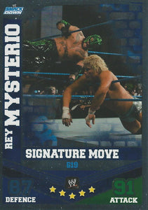 WWE Topps Slam Attax Mayhem 2010 Trading Card Rey Mysterio No.28