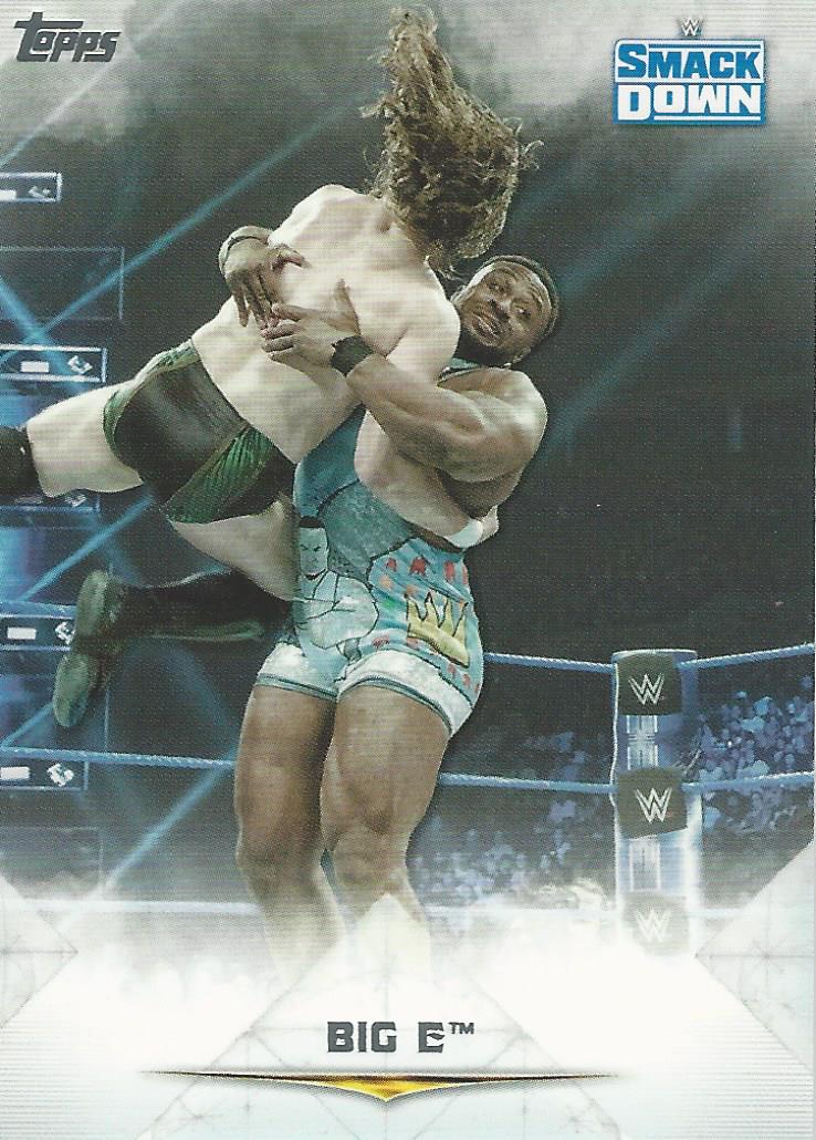 WWE Topps Undisputed 2020 Trading Card Big E No.28